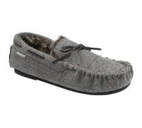 Dunlop 'Steven' Men's Fleece Lined Moccasin Slippers (Charcoal, uk_footwear_size_system, adult, men, numeric, medium, numeric_10)