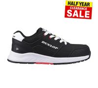 (, ) Dunlop Storm Nubuck Men's Black/White/Red Safety Trainers