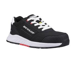 Dunlop Storm Nubuck Men's Black/White/Red Safety Trainers