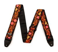 Dunlop Strap JH23 Hendrix Blacklight Monterey Orange