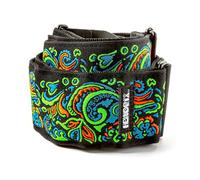 Dunlop Strap - Jimi Hendrix™ Blacklight Love Drops Blue Guitar Strap JH27