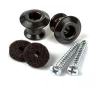 Dunlop Straplok Dual Design Strap Buttons Black