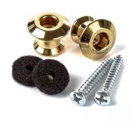Dunlop Straplok Dual Design Strap Buttons Gold
