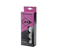 Dunlop 10 Table Tennis Balls White, Beginners Training Balls