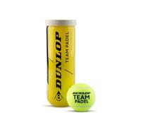 Dunlop Team Padel, padel balls for recreational and training games (1x3 can)