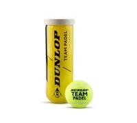 Dunlop Team Padel, padel balls for recreational and training games (1x3 can)