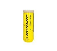 Dunlop Team Padel, padel balls for recreational and training games (1x3 can)