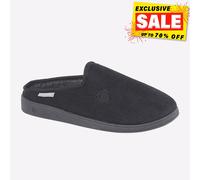 Dunlop TED Mens Mule Slippers Black - UK 6