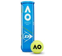 DUNLOP Tennis Ball Australian Open - for Clay, Hard Court and Grass (1x4 Pet)