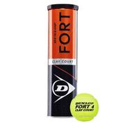 DUNLOP Tennis Ball Fort Clay Court - The Pro on the Clay Court (1 x 4 Tin)