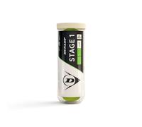 DUNLOP tennis ball Stage 1 green - for children and beginners on the big field (3 balls)