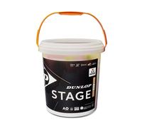 Dunlop Tennis Ball Stage 2 Orange (60 Balls) - for Beginners and Kids on Midd...