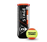 DUNLOP Tennis Ball Stage 2 Orange - for Beginners and Kids on Middle C