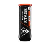 DUNLOP Tennis Ball Stage 2 Orange for Beginners Kids on middle court 1x3 Pet
