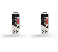 DUNLOP tennis ball Stage 3 red - for children & beginners on the small field (3 balls) (Pack of 2)