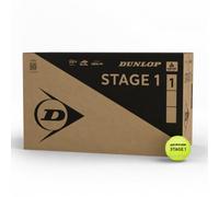 Dunlop Tennis Balls Stage 1 Green | 25% slower | ITF-approved | entry into the whole field | more control | player in development