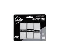 DUNLOP Tennis Racket Grip Tape, unisex, onesize, Super-Tac OGRIP White (Pack of 3)