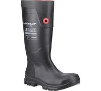 DUNLOP Purofort TerraPRO - Unisex Full Safety Sneaker Fit Waterproof Work Boots, Black, Thermal Insulated and Slip-Resistant Wellies with Steel Toecap for Outdoor and Industrial Use - EU42, UK8