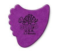Dunlop 414R114 1.14mm Tortex Fin Picks, 72-Pack