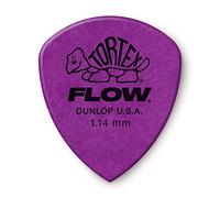 DUNLOP TORTEX® FLOW® PICKS - Standard 1.14 mm - Purple (Set of 12 pieces)