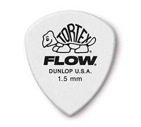 DUNLOP TORTEX® FLOW® PICKS - Standard 1.50 mm - White (Set of 12 pieces)