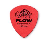 DUNLOP TORTEX® FLOW® PICKS - Standard .50 mm - Red (Set of 12 pieces)