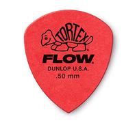 Jim Dunlop Guitar Picks Tortex Flow Standard .50 mm Red (Set of 12 pieces)