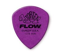 DUNLOP TORTEX® FLOW® PICKS - Standard 1.14 mm - Purple (Set of 12 pieces)