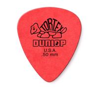 Jim Dunlop Guitar Picks Tortex Flow Standard .50 mm Red (Set of 12 pieces)