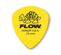 Dunlop Tortex Flow Yellow 0.73mm Players (12 Pack)