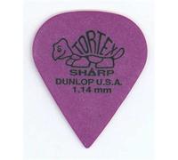 Jim Dunlop 412R1.14 Tortex® Sharp, Purple, 1.14mm, 72/Bag