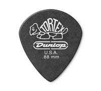 Jim Dunlop 482P.88 Tortex Jazz Player Pack - Pitch Black (Pack of 12)