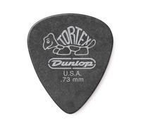 Dunlop Tortex Pitch Black Standard 0.73mm 12 Pick Pack