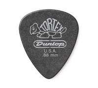 Dunlop Tortex Pitch Black Standard 0.88mm 12 Pick Pack