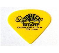 Dunlop 412R.73 Tortex® Sharp, Yellow, .73mm, 72/Bag