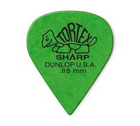 Dunlop Tortex Sharp guitar Picks 88mm green 72 Pack