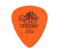 DUNLOP - TORTEX STANDARD GUITAR PICKS - 0.60MM - ORANGE - 12 PACK