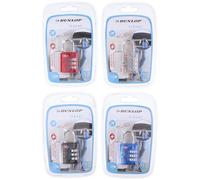 Dunlop TSA Combination Lock. 33x65x13 mm PL Padlock, Unisex Adults, Multicoloured (Multicoloured), One Size