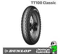 Dunlop TT100 Classic Motorcycle Bike Tyre - 410-19 (61H) - Front Or Rear Fitment