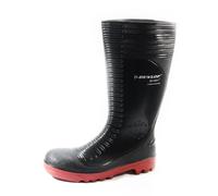 Dunlop Unisex Acifort Ribbed Safety Wellington Boot Black Size 09
