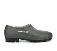 Dunlop Unisex Garden Shoes - Clog Style Wellies - Waterproof Upper - Textile Lining - Slip On - Green - Size 3-12 UK