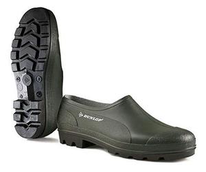 Dunlop UNISEX Green Slip On gardening shoes Clogs Low Cut Wellies Uk6