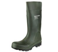 Dunlop Purofort Professional Plain Rubber Wellingtons Green Size 43