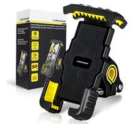 Dunlop Universal Mobile Phone Holder for Bicycle & Motorcycle, Secure & Rotatable, Compatible with iPhone 13 Pro Max to 4.7 Inch Smartphones, Handlebar Mount