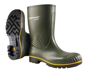 DUNLOP W272 ACIFORT HD CALF Unisex Yellow Line Agricultural Wellingtons