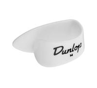 Dunlop White Plastic Thumbpicks Medium Pack Of 4