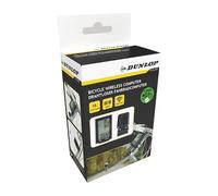 Dunlop Wireless Bicycle Computer 15 Functions - Bicycle Speedometer Speed Distance Time Temperature - E-Bike Compatible - Black