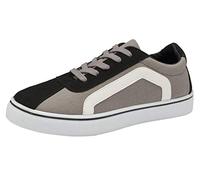 DUNLOP Women's Brookland Casual Lace Up Sneakers Pumps (Ezra Grey, Numeric_7)