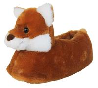 Dunlop Womens Brown Faux Fur Christmas Novelty Slippers UK 7-8