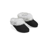 Faux Fur Slippers Dunlop Black 6